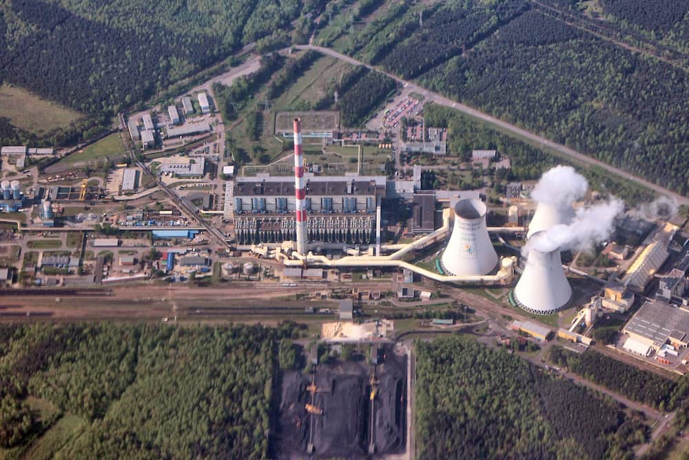 Blok energetyczny w elektrowni w Jaworznie