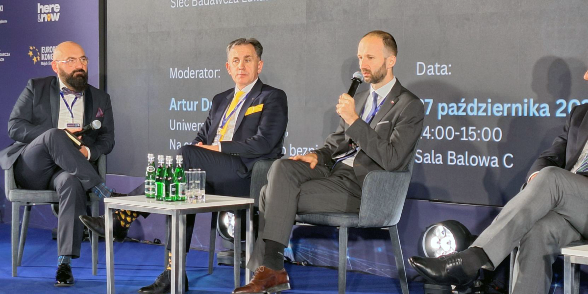 Jan Domanik wypowiadający się podczas Kongresu